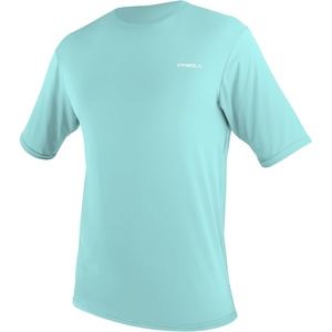 image:imageONeill Mens Basic Skins2 Short Sleeve Sun Shirt UPF 50 Sun and Rash Protection for Surfing and All Outdoor ActivitiesCanal Blue