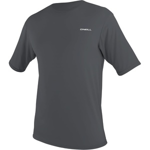 image:imageONeill Mens Basic Skins2 Short Sleeve Sun Shirt UPF 50 Sun and Rash Protection for Surfing and All Outdoor ActivitiesGraphite