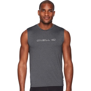 image:imageONeill Mens Hybrid UPF 50 Sleeveless Sun ShirtBlack Grey