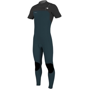 image:imageONeill Mens Hyperfreak 2mm Chest Zip Short Sleeve Full WetsuitSlateBlack