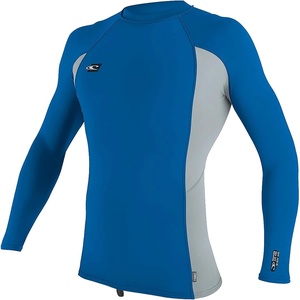 image:imageONeill Mens Premium Skins Upf 50 Long Sleeve Rash GuardOceanCoolgrey