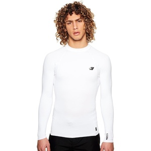 image:imageONeill Mens Premium Skins Upf 50 Long Sleeve Rash GuardWhite