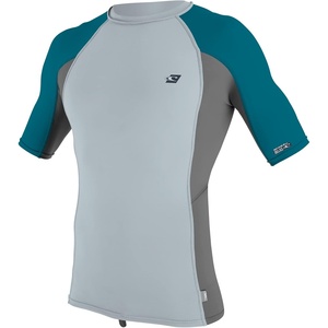 image:imageONeill Mens Premium Skins Upf 50 Short Sleeve Rash GuardCool GreyGraphiteTide Pool