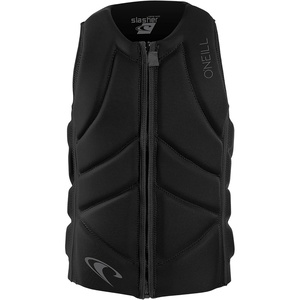 image:imageONeill Mens Slasher Comp Neoprene Vest NonCoast Guard Approved Light and Ergonomic Impact Protection for WatersportsBlackBlack
