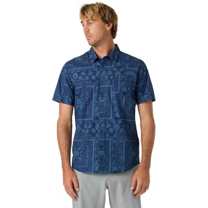 image:imageONeill Mens Terrace Standard Fit Shirt  100 Cotton Lightweight ShortSleeve ButtonUpNavy