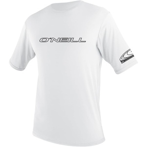 image:imageONeill UV 50 Sun Protection Mens Basic Skins Short Sleeve Tee Sun Shirt Rash Guard White Large