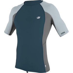 image:imageONeill Wetsuits Mens Mens Premium Skins Short Sleeve Rash GuardCadet BlueGraphiteCool Grey