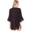 image:imageONEILL Saltwater Solids Bell Sleeve Dress CoverUpBlack  Salt Water Solids Ho19
