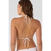 image:imageONEILL Saltwater Solids Rib Venice Triangle Top WHT M