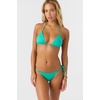 image:imageONEILL Saltwater Solids Venice Triangle TOP Peacock Green