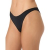 image:imageONEILL Women Saltwater Solids Flamenco Cheeky Bottoms  High Leg Cheeky Swim FitBlack