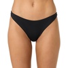 image:imageONEILL Women Saltwater Solids Flamenco Cheeky Bottoms  High Leg Cheeky Swim FitBlack