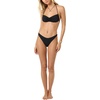 image:imageONEILL Women Saltwater Solids Flamenco Cheeky Bottoms  High Leg Cheeky Swim FitBlack