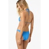 image:imageONEILL Women Saltwater Solids Flamenco Cheeky Bottoms  High Leg Cheeky Swim FitBlue
