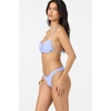 image:imageONEILL Women Saltwater Solids Flamenco Cheeky Bottoms  High Leg Cheeky Swim FitBlue Jelly