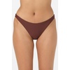 image:imageONEILL Women Saltwater Solids Flamenco Cheeky Bottoms  High Leg Cheeky Swim FitChocolate