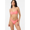 image:imageONEILL Women Saltwater Solids Flamenco Cheeky Bottoms  High Leg Cheeky Swim FitFiery Coral