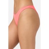 image:imageONEILL Women Saltwater Solids Flamenco Cheeky Bottoms  High Leg Cheeky Swim FitFiery Coral