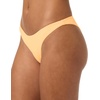image:imageONEILL Women Saltwater Solids Flamenco Cheeky Bottoms  High Leg Cheeky Swim FitNeon Apricot Nectar