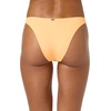 image:imageONEILL Women Saltwater Solids Flamenco Cheeky Bottoms  High Leg Cheeky Swim FitNeon Apricot Nectar
