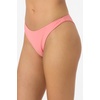 image:imageONEILL Women Saltwater Solids Flamenco Cheeky Bottoms  High Leg Cheeky Swim FitShell Pink