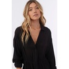image:imageONEILL Womens Cami Swimsuit Coverup  Short Button Front Beach Cover Up DressBlack  Cami
