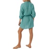 image:imageONEILL Womens Cami Swimsuit Coverup  Short Button Front Beach Cover Up DressCanton  Saltwater Solids Cami