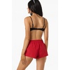 image:imageONEILL Womens Saltwater Solids Balboa 2 Elastic Boardshorts  QuickDry Stretch PullOn FitLifeguard Red