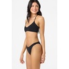 image:imageONEILL Womens Saltwater Solids Huntington Bralette Top  Adjustable LaceUp Back Removable CupsBlk