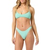 image:imageONEILL Womens Saltwater Solids Huntington Bralette Top  Adjustable LaceUp Back Removable CupsHoliday