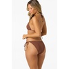 image:imageONEILL Womens Saltwater Solids Maracas Medium Bottoms  Adjustable Side Ties Medium CoverageCoconut Brown