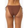 image:imageONEILL Womens Saltwater Solids Maracas Medium Bottoms  Adjustable Side Ties Medium CoverageCoconut Brown