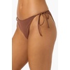 image:imageONEILL Womens Saltwater Solids Maracas Medium Bottoms  Adjustable Side Ties Medium CoverageCoconut Brown