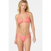 image:imageONEILL Womens Saltwater Solids Maracas Medium Bottoms  Adjustable Side Ties Medium CoverageFiery Coral