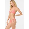 image:imageONEILL Womens Saltwater Solids Maracas Medium Bottoms  Adjustable Side Ties Medium CoverageFiery Coral
