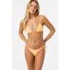 image:imageONEILL Womens Saltwater Solids Maracas Medium Bottoms  Adjustable Side Ties Medium CoverageNeon Apricot Nectar