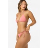image:imageONEILL Womens Saltwater Solids Maracas Medium Bottoms  Adjustable Side Ties Medium CoverageShell Pink
