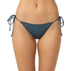 image:imageONEILL Womens Saltwater Solids Maracas Medium Bottoms  Adjustable Side Ties Medium CoverageSlate
