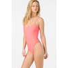 image:imageONEILL Womens Saltwater Solids Marine OnePiece SwimsuitFiery Coral