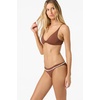 image:imageONEILL Womens Saltwater Solids Pismo Bralette Top  Front Knot Adjustable StrapsCoconut Brown