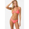 image:imageONEILL Womens Saltwater Solids Pismo Bralette Top  Front Knot Adjustable StrapsFiery Coral