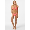 image:imageONEILL Womens Saltwater Solids Pismo Bralette Top  Front Knot Adjustable StrapsFiery Coral