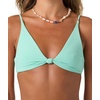 image:imageONEILL Womens Saltwater Solids Pismo Bralette Top  Front Knot Adjustable StrapsHoliday