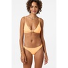 image:imageONEILL Womens Saltwater Solids Pismo Bralette Top  Front Knot Adjustable StrapsNeon Apricot Nectar
