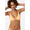 image:imageONEILL Womens Saltwater Solids Pismo Bralette Top  Front Knot Adjustable StrapsNeon Apricot Nectar