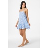 image:imageONEILL Womens Saltwater Solids Rilee Mini CoverUp Dress  Lightweight Crinkle Fabric Adjustable StrapsAzurine