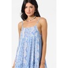 image:imageONEILL Womens Saltwater Solids Rilee Mini CoverUp Dress  Lightweight Crinkle Fabric Adjustable StrapsAzurine