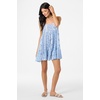 image:imageONEILL Womens Saltwater Solids Rilee Mini CoverUp Dress  Lightweight Crinkle Fabric Adjustable StrapsAzurine