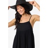 image:imageONEILL Womens Saltwater Solids Rilee Mini CoverUp Dress  Lightweight Crinkle Fabric Adjustable StrapsBlk