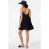 image:imageONEILL Womens Saltwater Solids Rilee Mini CoverUp Dress  Lightweight Crinkle Fabric Adjustable StrapsBlk